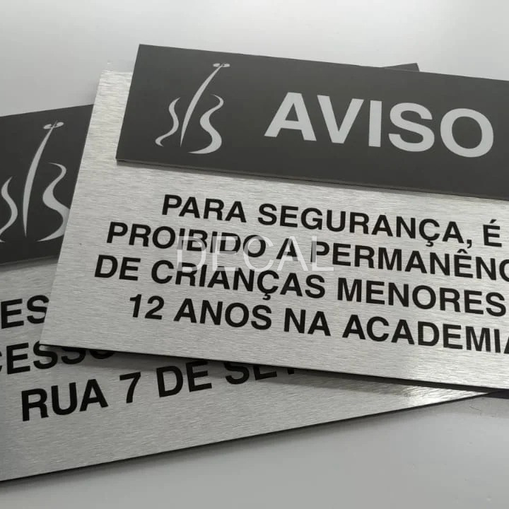 Placas de Condomínio 9